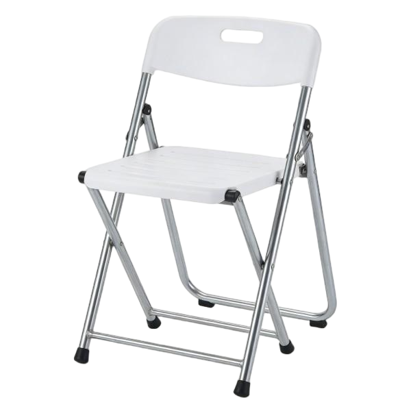 Heavy-Duty Plastic Folding Chair