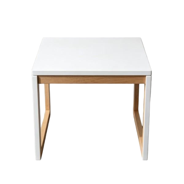 Two-Tone Modern Frame Side Table