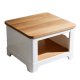 Two-Tone Open Shelf Side Table