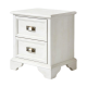 Vintage White 2-Drawer Nightstand