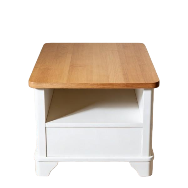 Two-Tone Storage Coffee Table