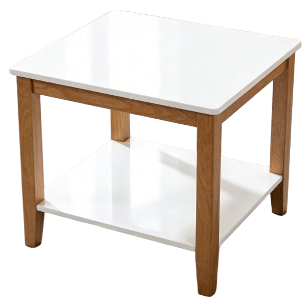 Two-Tone Tiered Side Table